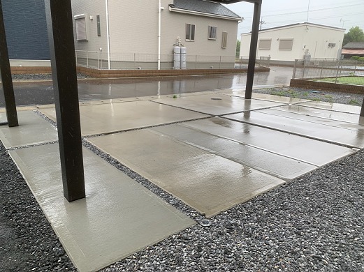 土間コン完了 土間コン完了